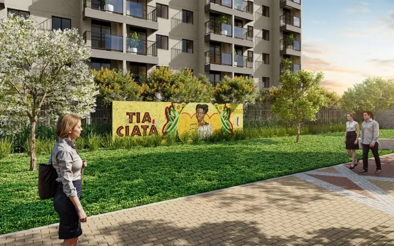 Fachada do empreendimento Cury Ciata – Porto Maravilha, da Cury