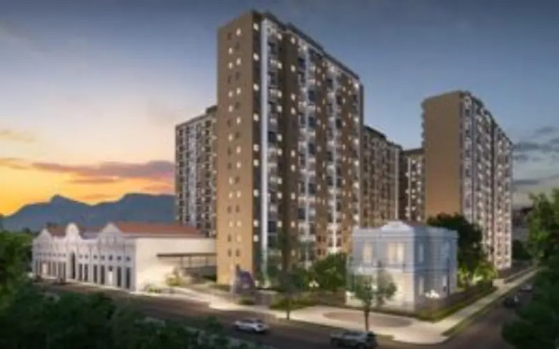 Fachada do empreendimento Luzes do Rio, da Cury