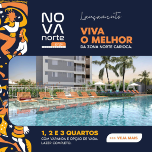 flyer lançamento nova norte ginga em irajá