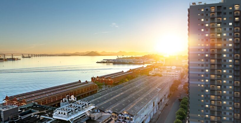 FACHADA DO LANÇAMENTO CURY ORLA MAUÁ NO PORTO MARAVILHA