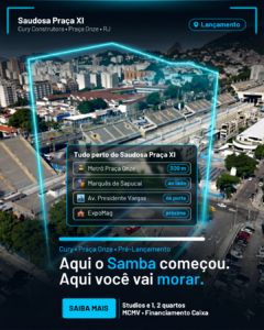 lançamento cury Praça Onze